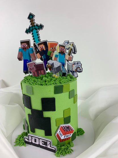 Mine Craft cake