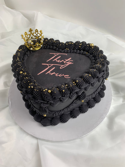 Design your own heart cake