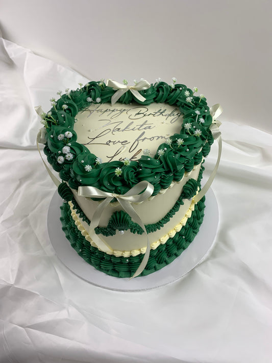 Bespoke Heart cake
