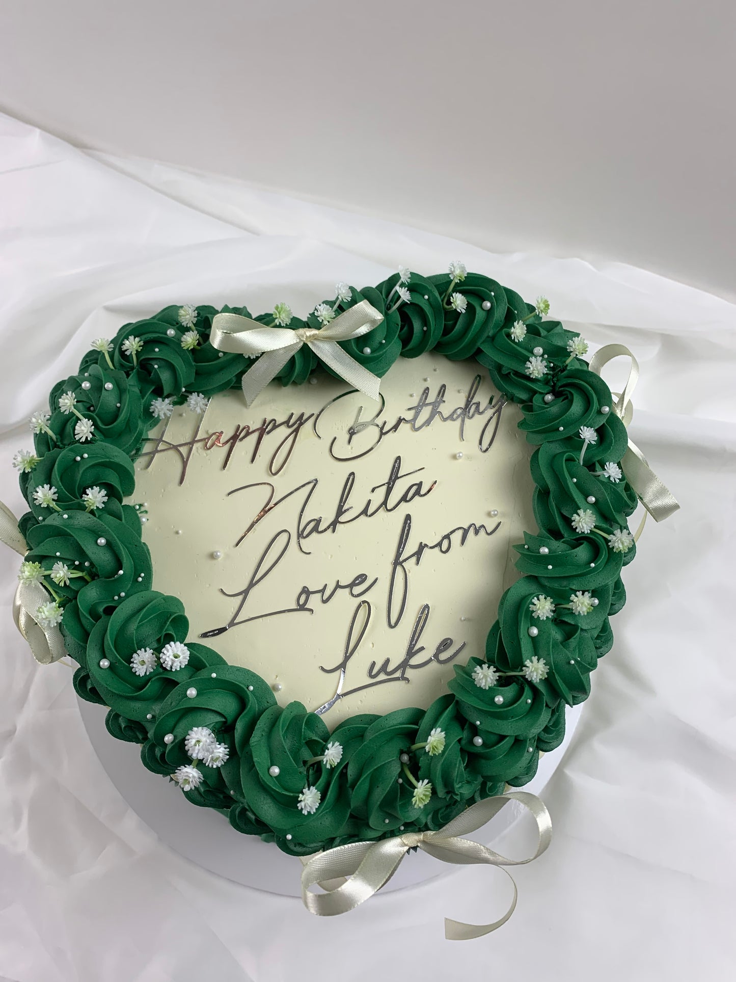 Bespoke Heart cake