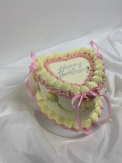 Design your own heart cake