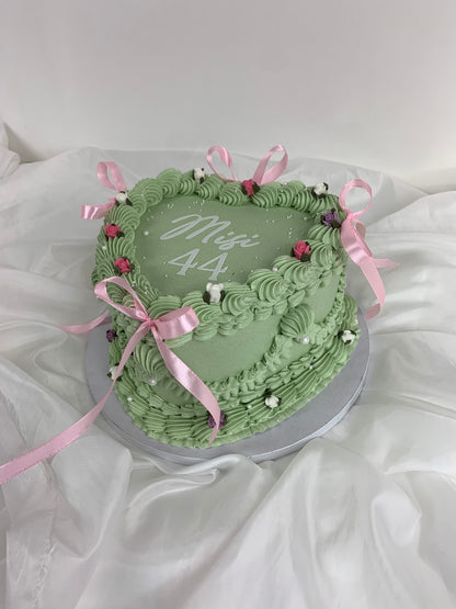 Design your own heart cake
