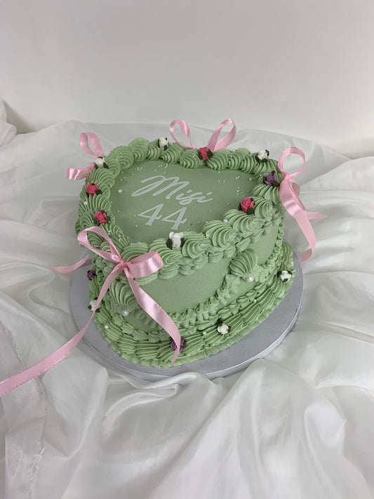 Design your own heart cake